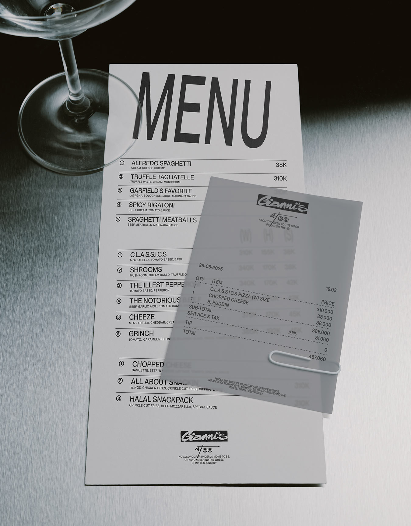 Gianni's Branding by Stud