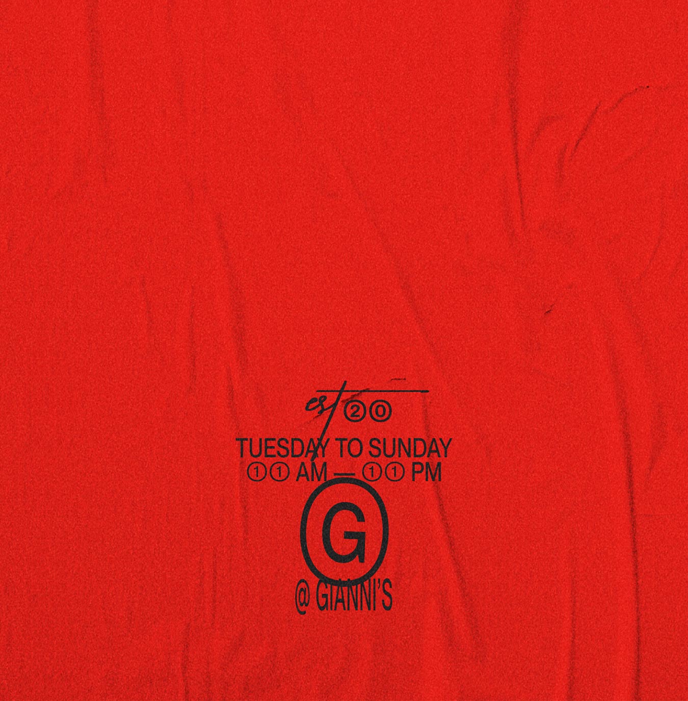 Gianni's Branding by Stud