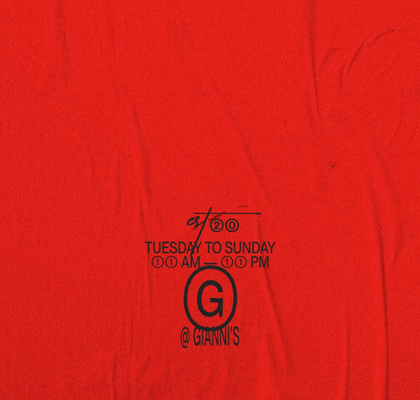 Gianni's Branding by Stud