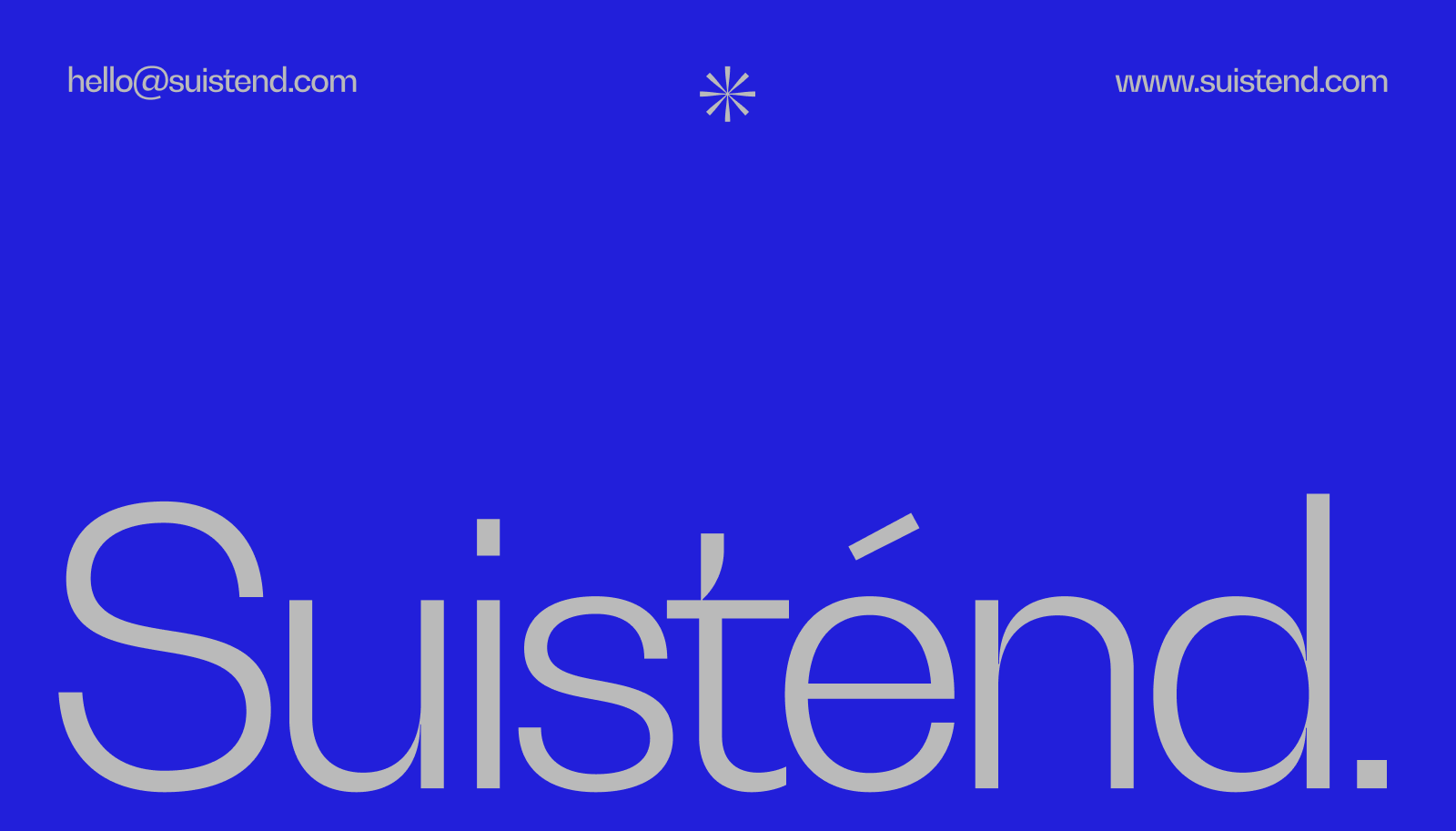 Suisténd Branding + Digital by Stud